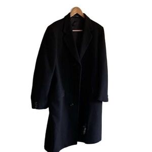 Hammersley Coat Wool Cashmere Made in England Vintage Men's Tailor Made 38R